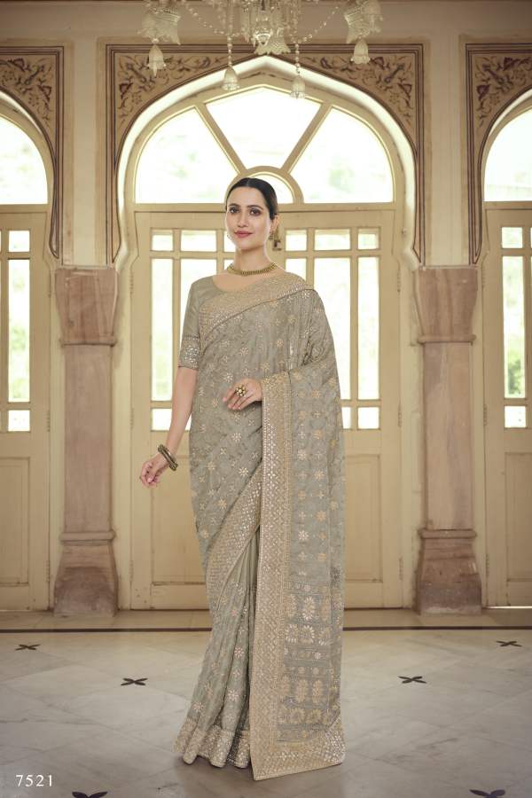 Arya Swarna 2 Party Wear Georgette Wedding Wear Heavy Latest Designer Saree Collection
